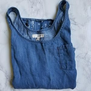 ⭐Life in progress denim tank